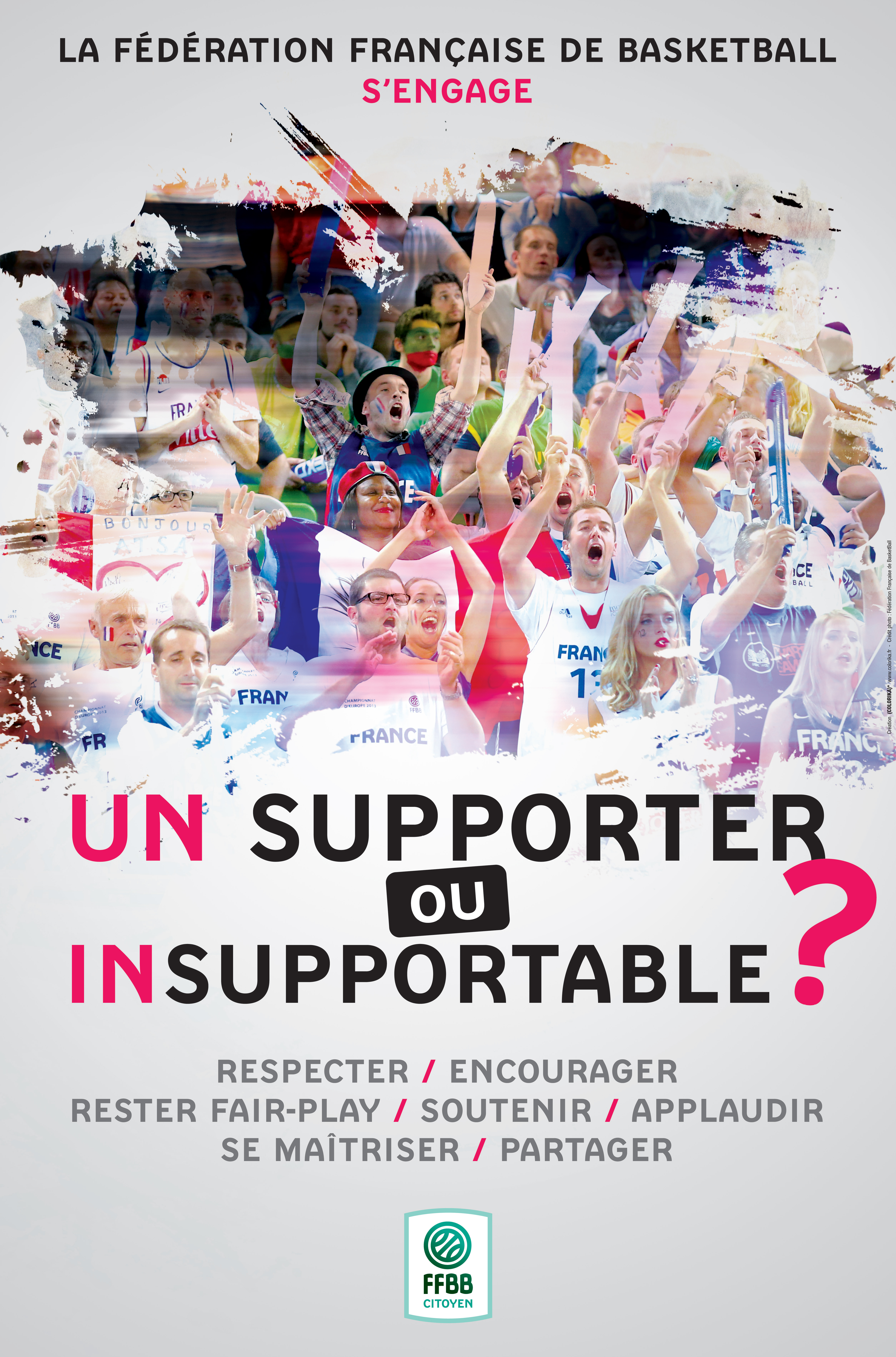 Affiche un supporter ou insupportable