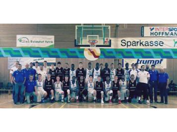 Les U16 tricolores avec leurs homologues allemands
