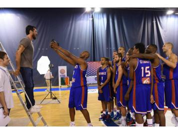 L'Equipe de France lors de la séance photo