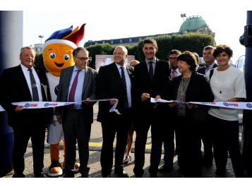 inauguration village basket de Lille