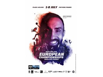 Affiche du tournoi qualificatif à l'Euro 3X3