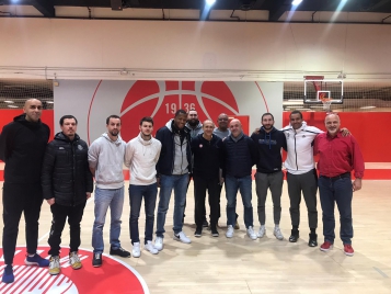 Les stagiaires en immersion dans le club de Milan (ITA)