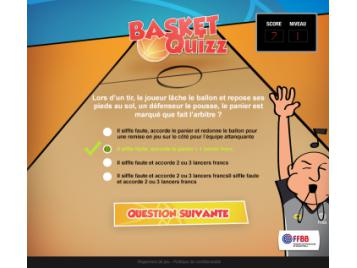 Ecran basket Quizz