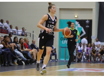 Michelle Plouffe a été omniprésente pour Lyon à Landerneau - Bellenger-Lecocq/IS/FFBB