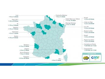 carte GRDF des CGB