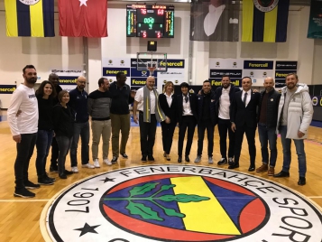 Les participants à la formation lors de leur voyage à Istanbul en 2018 - Photo : FFBB