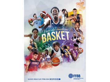 Affiche vivez des émotions basket