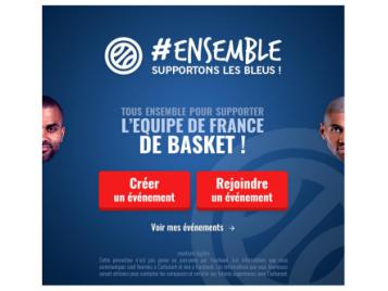 Application #Ensemble supportons les Bleus