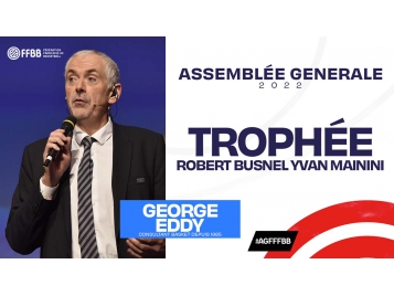 George Eddy a reçu le Trophée Robert Busnel-Yvan Mainini