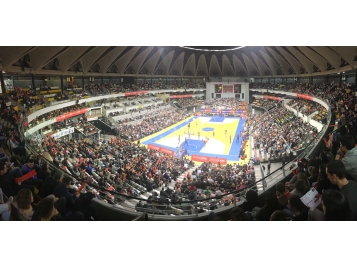 Le Palais des Sports de Gerland l'année dernière lors de Lyon - Bourges