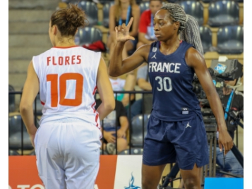 Victoria Majekodunmi lors des Jeux Méditerranéens