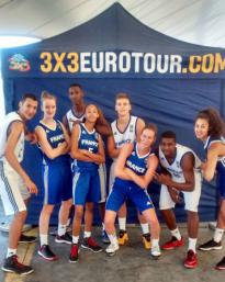 Les deux équipes de France 3X3 U18