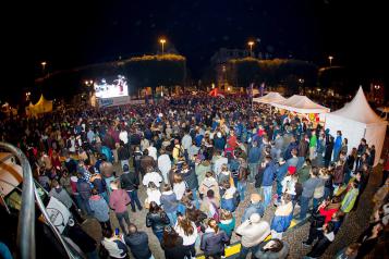 5 000 personnes devant l'écran géant du Village Basket