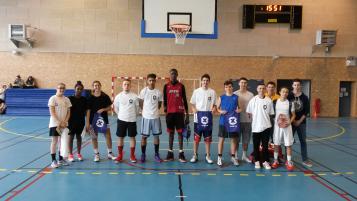 vainqueurs du Tournoi 3X3 inter-lycées