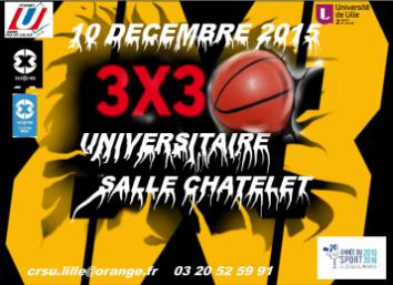 Affiche tournoi universitaire lille