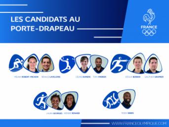 Les 9 derniers candidats au porte-drapeau