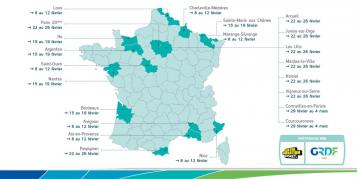 carte GRDF des CGB