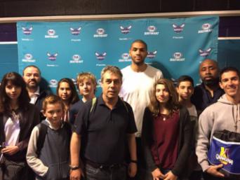 Nicolas Batum et les 6 licenciés UNSS