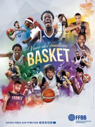 Affiche vivez des émotions basket