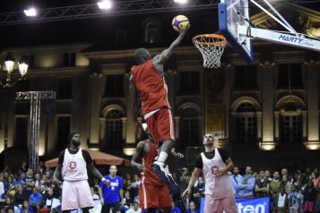 Yannick Zachée lors de la finale de l'Open de France 2016 à Orléans